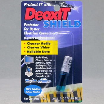 Caig DeoxIT Shield Contact Cleaning Fluid (Micro Brush) S100L-16BX
